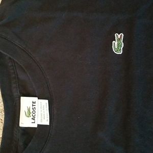 Lacoste, mens size 2XL, black tshirt